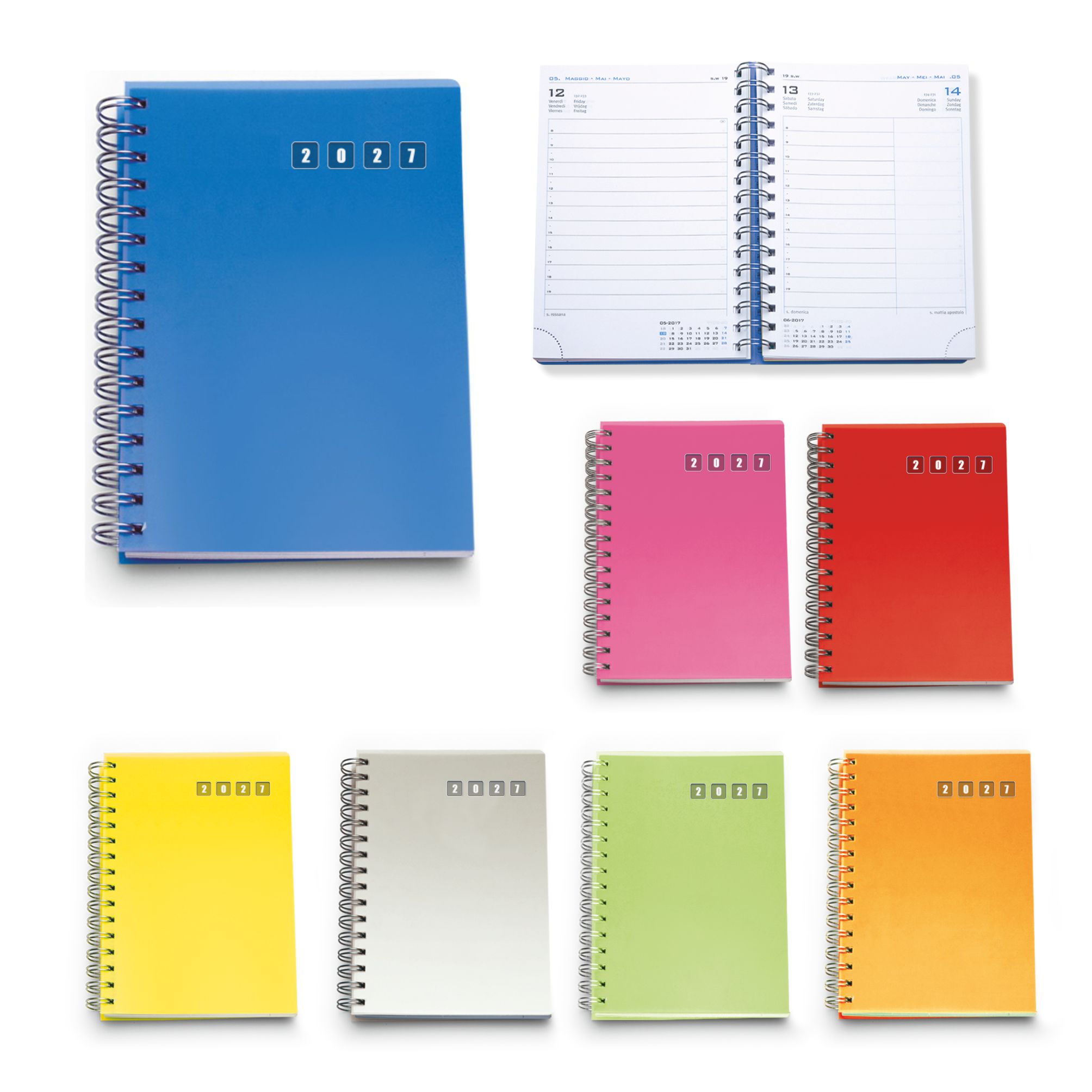 AGENDA GIORNALIERA POLIPROPILENE CM 15X21