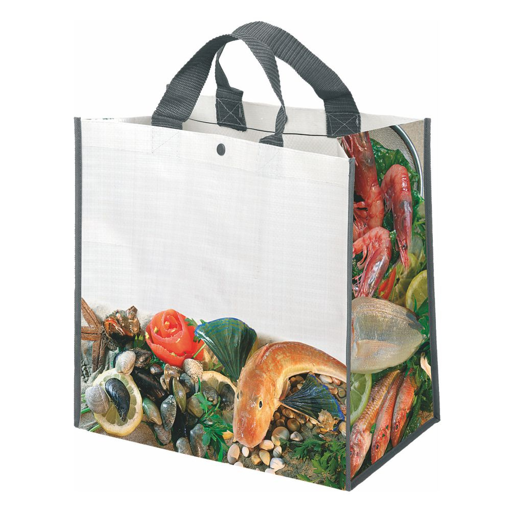 Psarl - Borsa Shopping Pesce Dimensioni cm.35x35x22