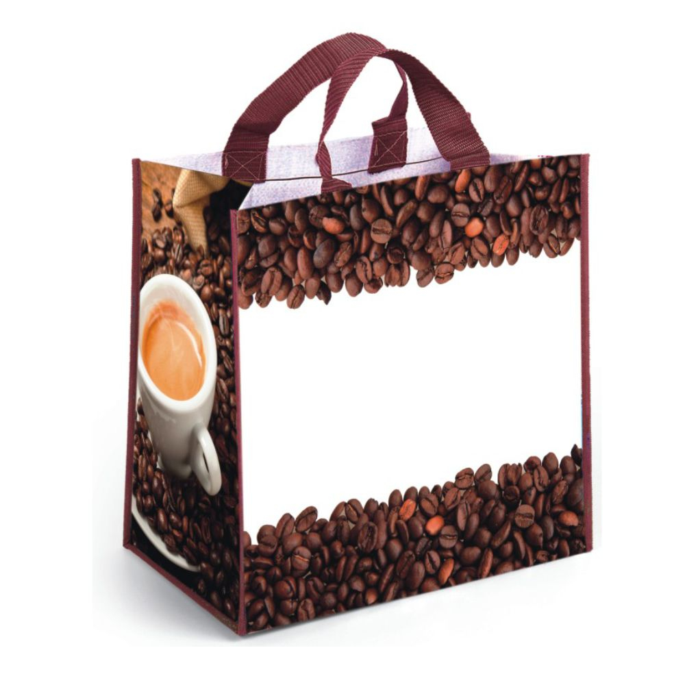 Kafe - Borsa Shopping Caffe Dimensioni cm 35x35x22