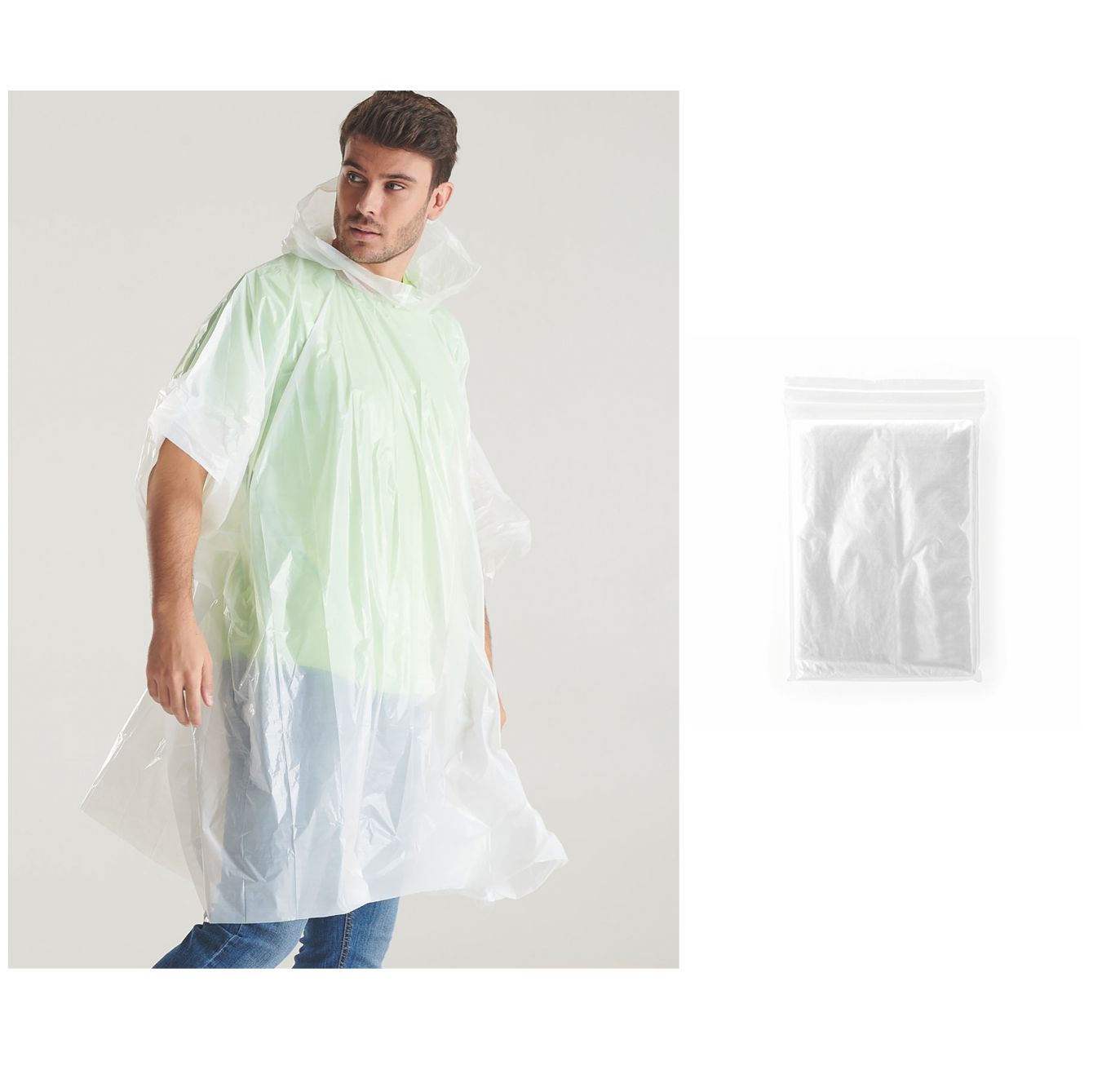 Poncho – Impermeabile Poncho Compostabile in PLA