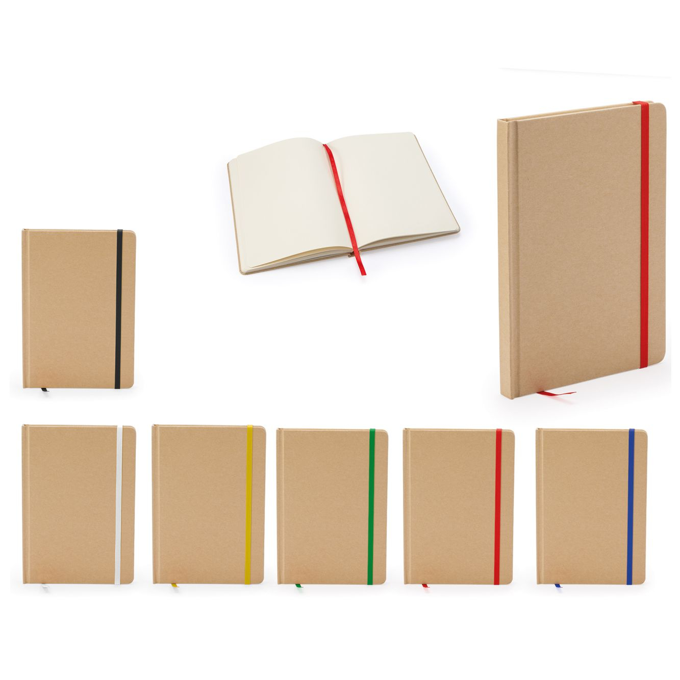 Righi - Blocco Note Formato A5 Con Copertina Rigida In Cartone Riciclato