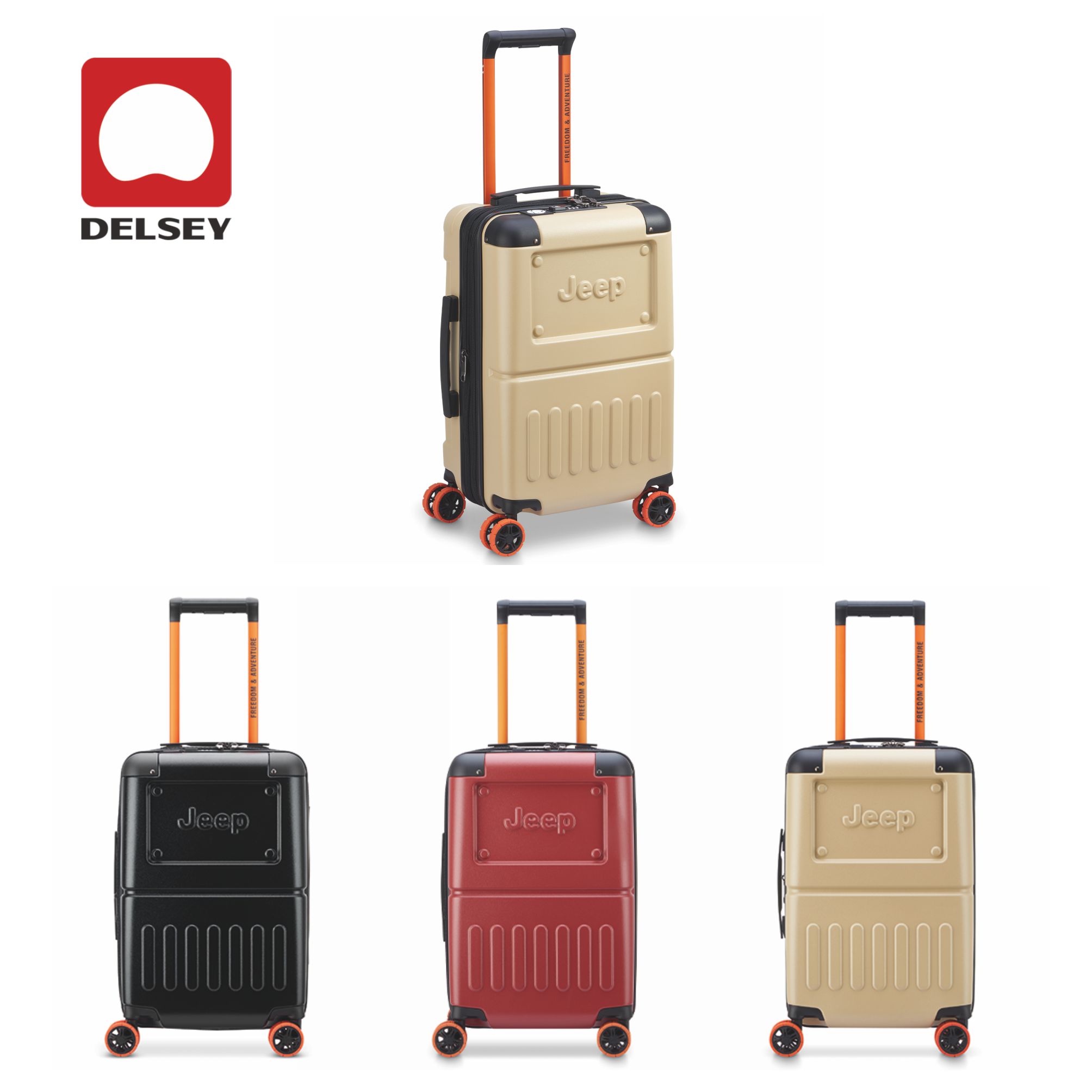 Jeep 55 - Valigia Trolley Cabina Delsey