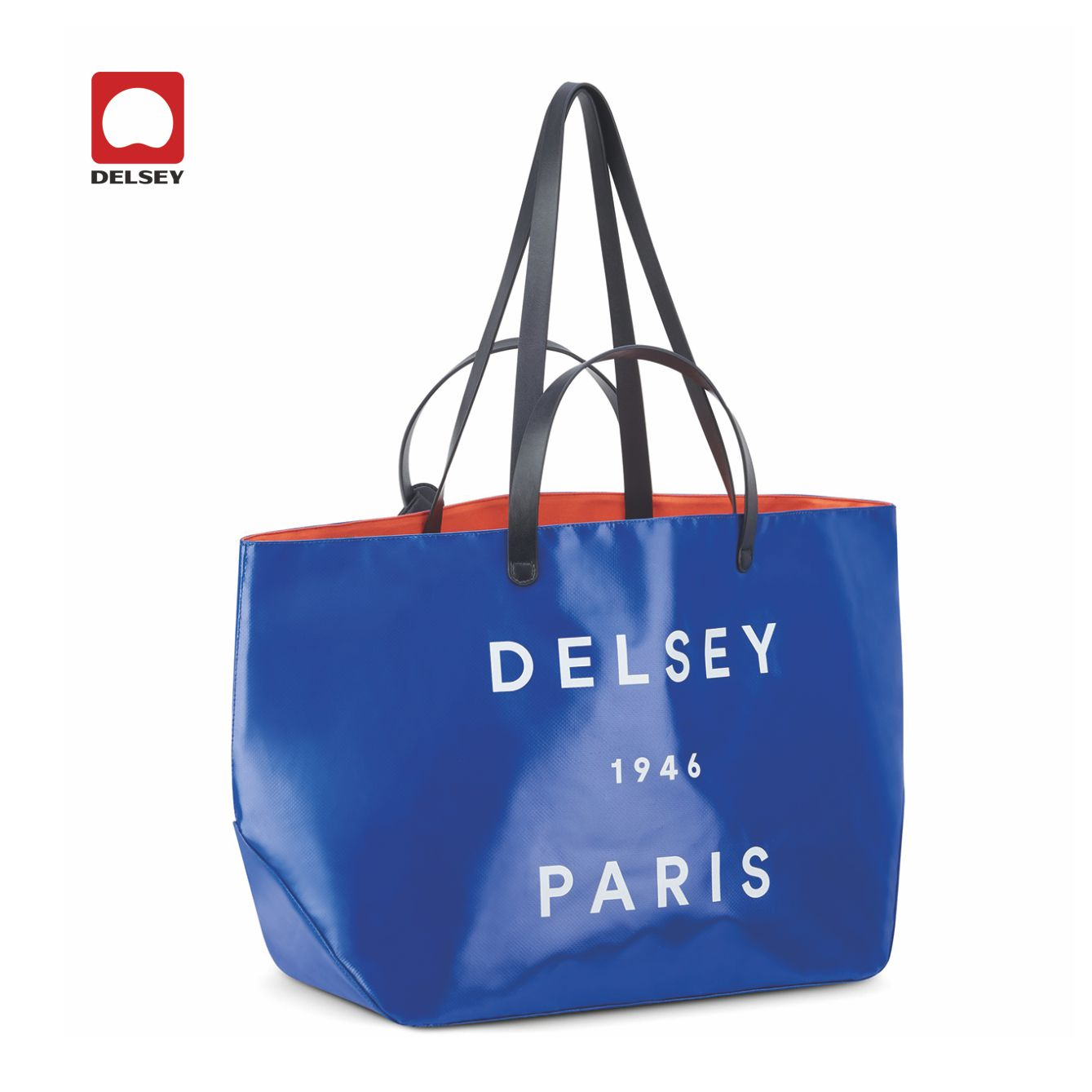 Elyse Medium - Borsa Tote In PVC E Pelle Delsey