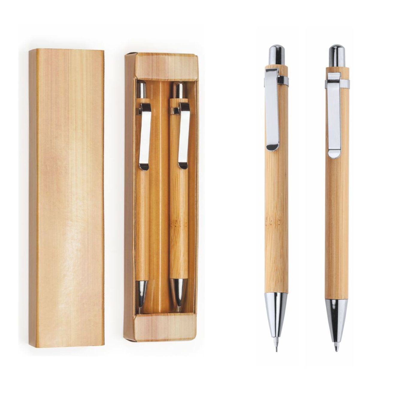 Set Penna e Matita Bamboo