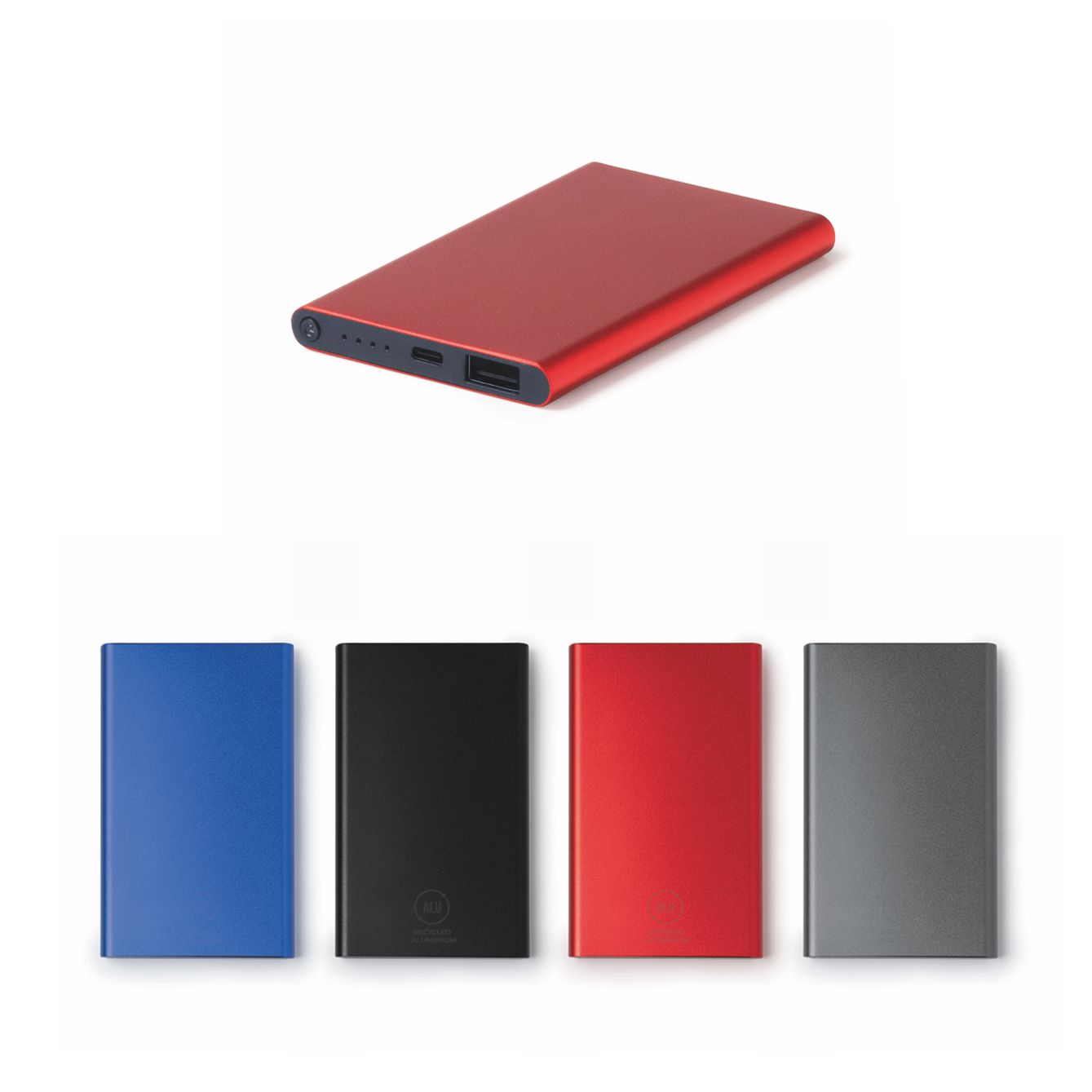Beta - Power Bank In Alluminio Riciclato