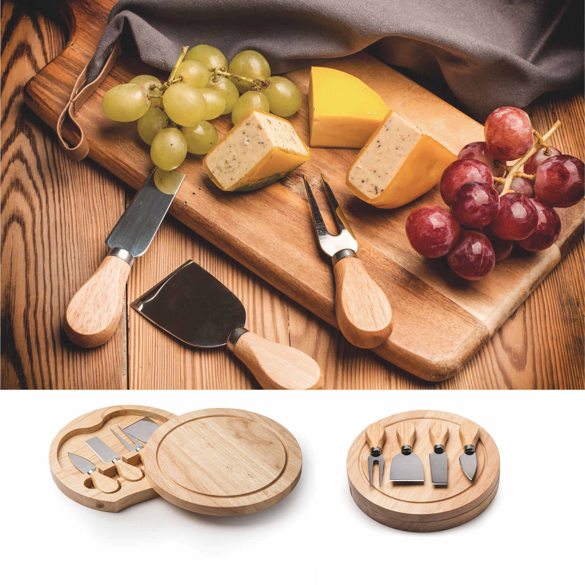 Almeria - Set coltelli formaggi