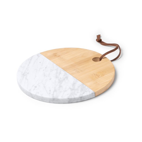 Valdy - Tagliere In Marmo E Bamboo