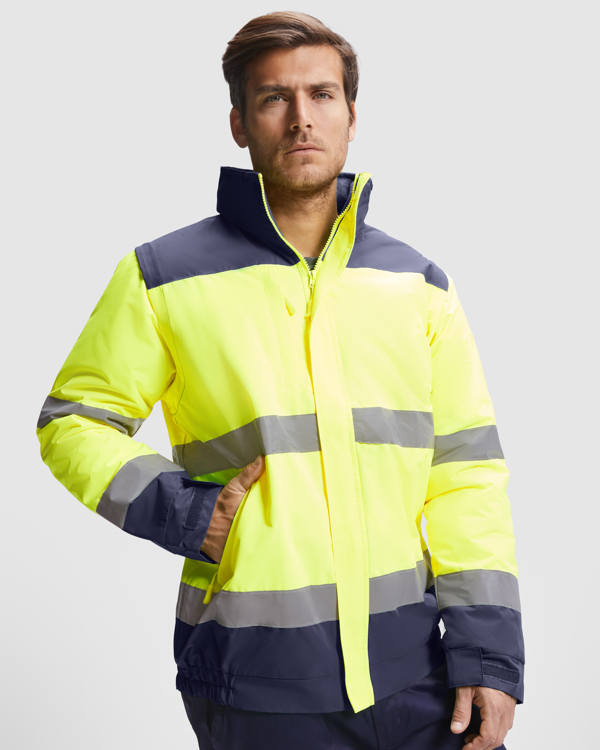 Roly Epsilon Parka Uomo Alta Visibilità