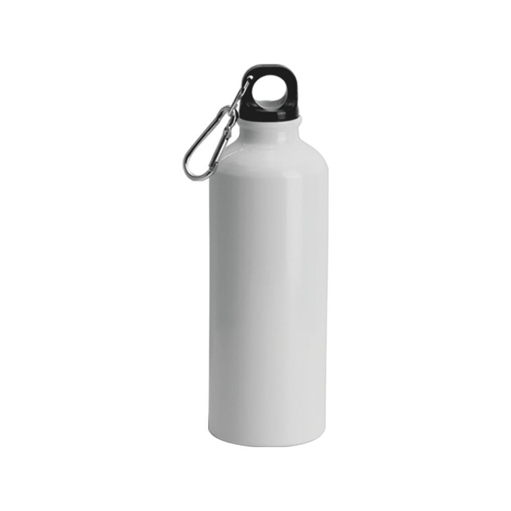 SYDEX500 - Borraccia con Moschettone - BIANCO