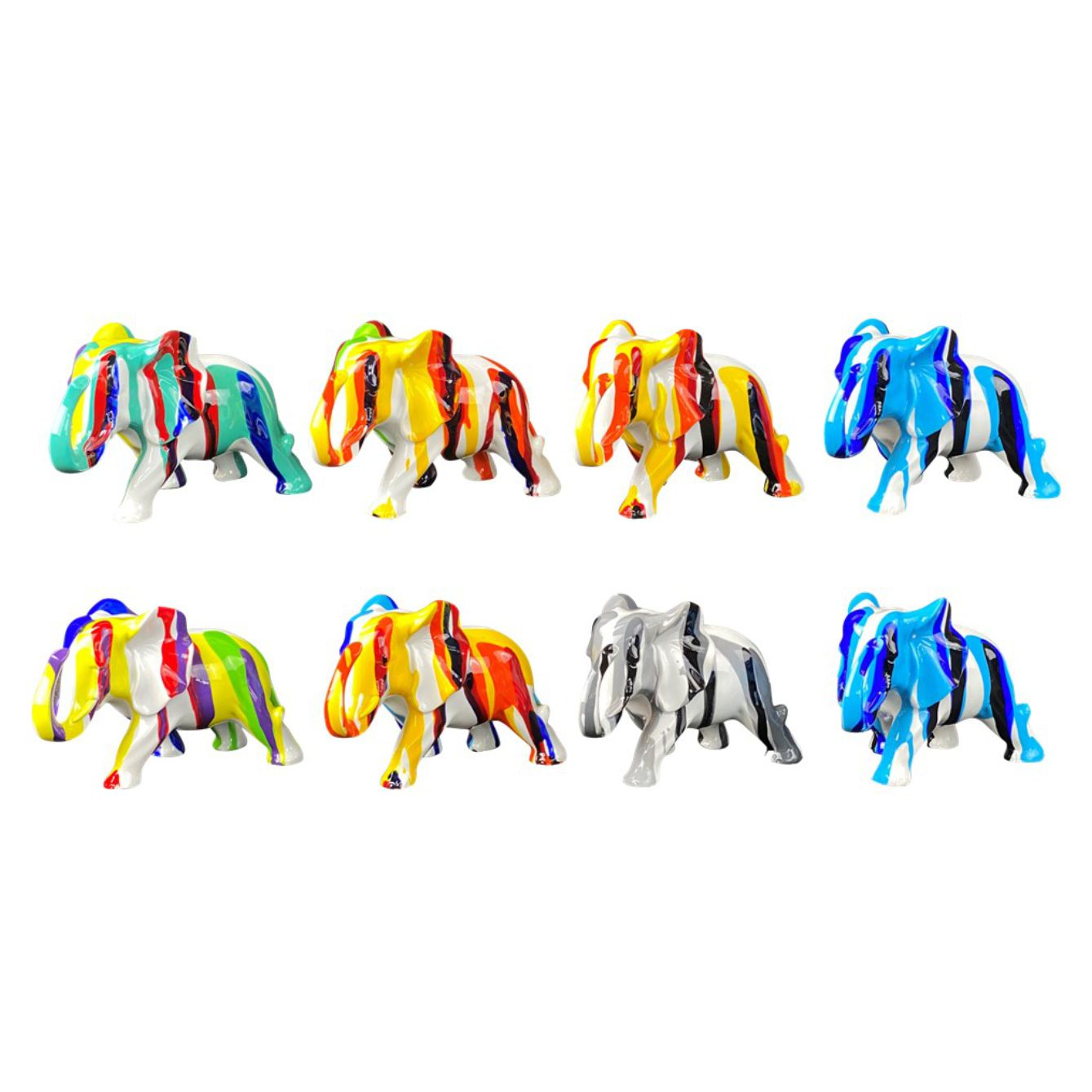A481 Elefanti-Oggetto Decorativo