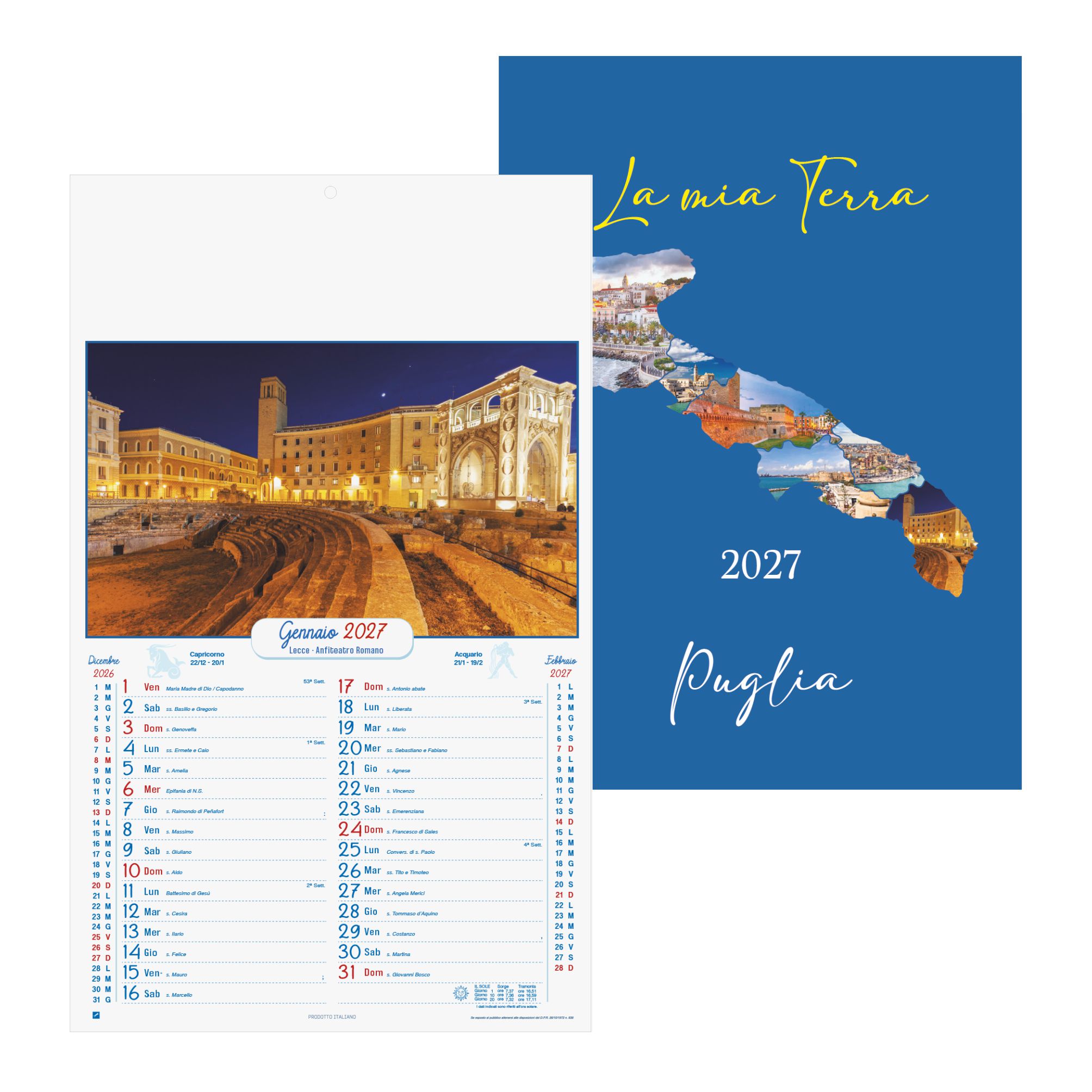 PUGLIA - Calendario Illustrato