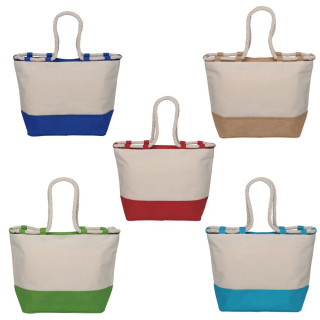 0997 Capri - Borsa Mare Canvas  Dimensioni cm.34x52x17