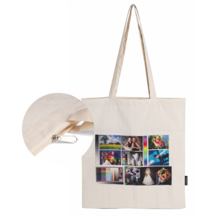 1021 Sabi - Borsa Shopping Sublimatica In RPET Dimensioni: cm 38x43
