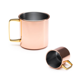8446 Navia - Tazza In Acciaio E Rame 480ml