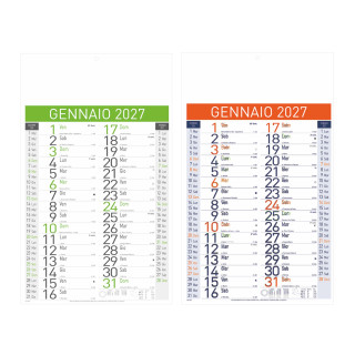 B005 Light - Calendario Olandese Da Parete