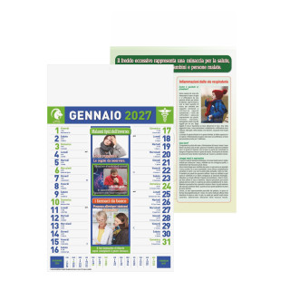 B011 - CALENDARIO  CONSIGLI DEL FARMACISTA