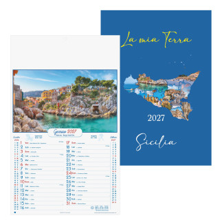 B104 SICILIA - Calendario Illustrato
