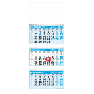 F/02 - TRIPTYCH CALENDAR