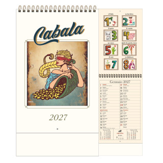 H034 Cabala - Calendario Illustrato Anticato