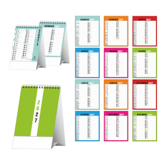 SP26 Calendario da tavolo Norvegese 12 fogli