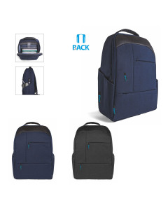 2842 Raffy - Zaino Portacomputer 17&rdquo; Poliestere 600d Oxford