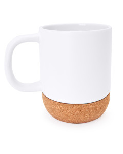7068 Sugar - Tazza In Ceramica 420ml Con Base In Sughero