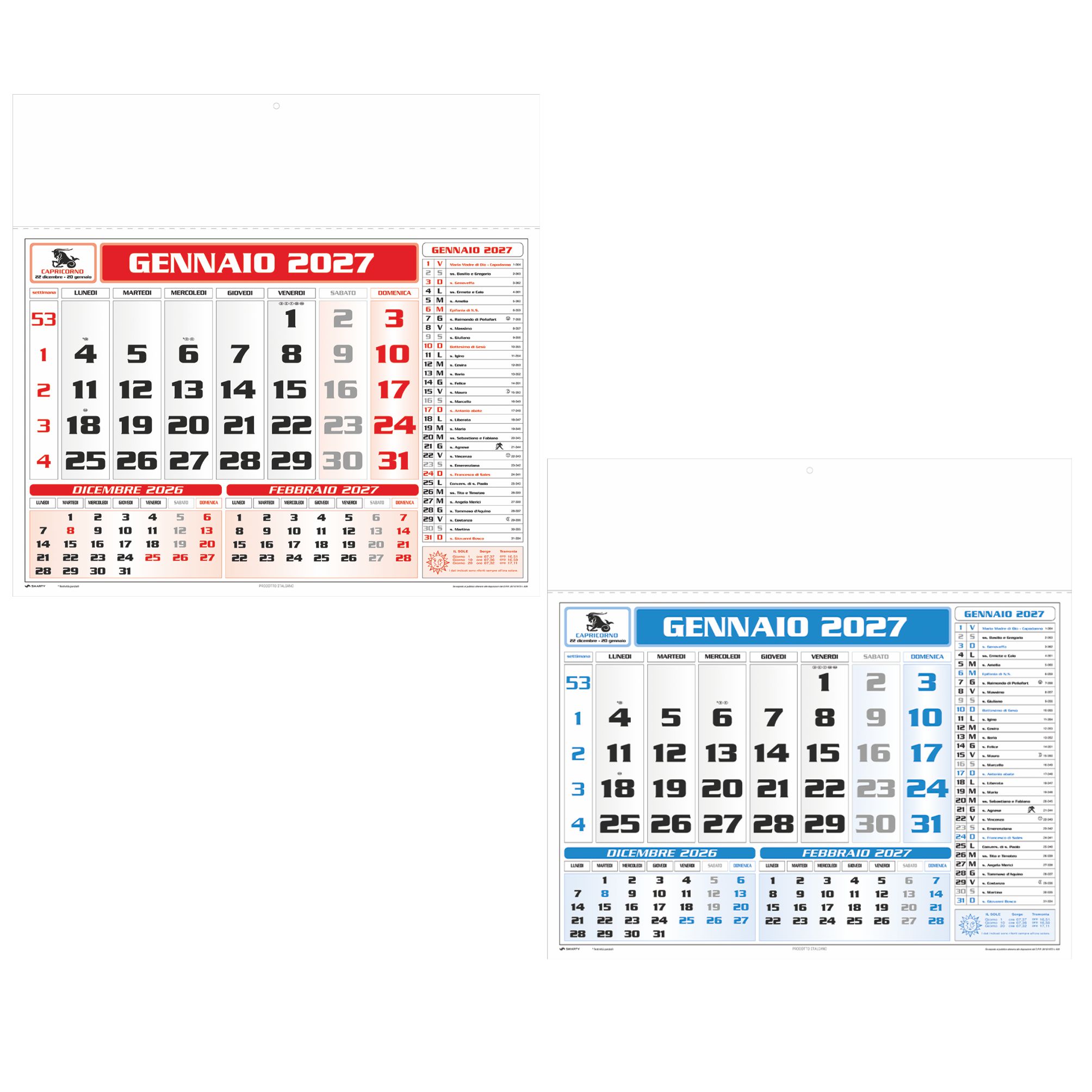 CALENDARIO AMERICANO